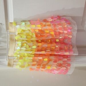 Girls skirt with tank top